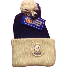 Vintage Winter hat NFL Colts Beanie / Winter Hat
